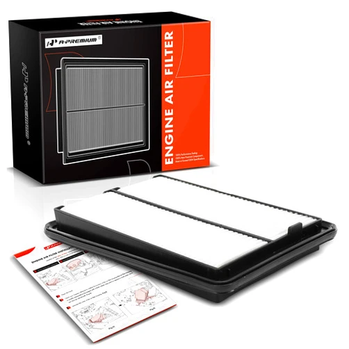 A-Premium Engine Air Filter Compatible with Nissan Models - Rogue(2014-2020), Rogue Sport(2017-2022), Qashqai(2017-2022) - Rigid Panel - Replace# 16546-4BA01