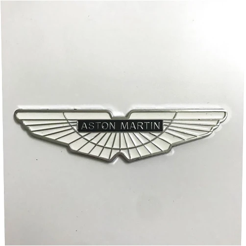 ERTYBV Car Emblem Badge for Aston Martin DBX DB11 DBS Vantage Badge Stickers Car Front Rear Hood Trunk Grille, Emblem Replacement Car Sticker Badge Styling Decorate,Black Style