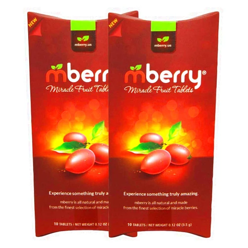 mberry Miracle Fruit Tablets, 10-Count (Pack of 2)