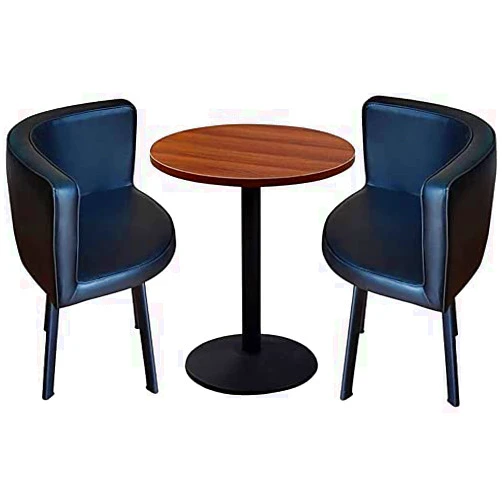 SYLTER Office Conference Table, Office Sales Department Cafe Cinema Bedroom Living Room Balcony Kitchen 60cm Round Table PP Leather Chair