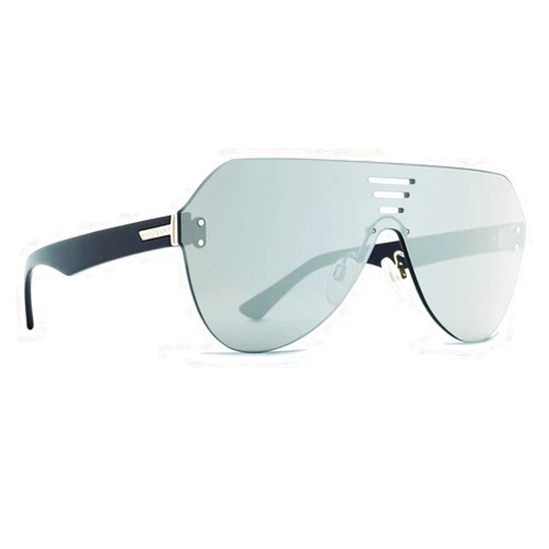 VonZipper Alt Farva Sunglasses Black Gloss/Flash Silver, One Size