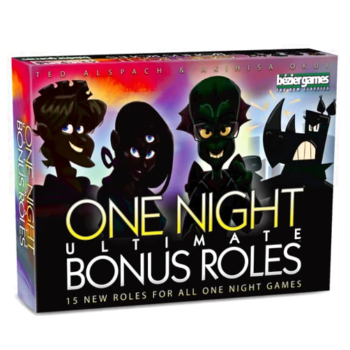Bezier Games One Night Ultimate Bonus Roles, New Roles for One Night Ultimate Werewolf, Family Friendly Party Game, Fun Game for Kids & Adults