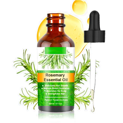 PMRXSETD 100% Pure Natural Rosemary Oil , Multipurpose Hair Oil for Hair Growth, Nourishing Scalp Strengthening Hair & Improves Scalp Circulation