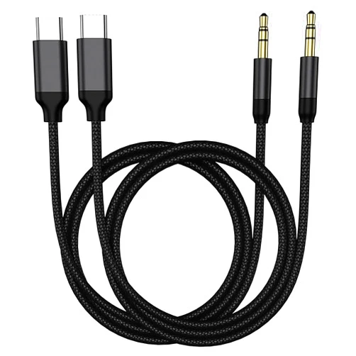 Jahobet 2 * 3.3FT USB C to 3.5mm iPhone Aux Cord, iPhone Aux Audio Cable for Car Home Stereo Speaker Headphone for iPhone 15 Pro Max 15 Plus, Galaxy S24 S23, Pixel 6 7 8 Pro 8a, iPad Pro, Android