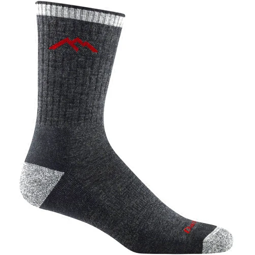 Darn Tough Vermont Darn Tough Merino Wool Micro Crew Sock Cushion,Black,Large