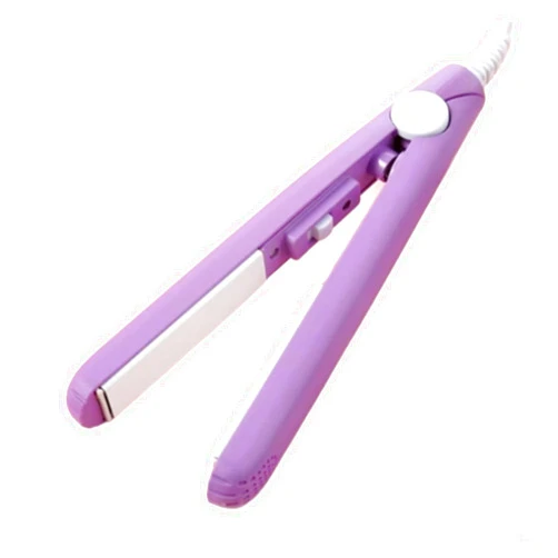 YSSZAM 2024 New Purple Mini Hair Curler, Werdeny Ceramic Mini Hair Curler for Short Hair Fine Hair, 2 in 1 Mini Ceramic Curler and Hair Straightener, Mini Curling Iron 1/2 Inch Barrel Short Hair