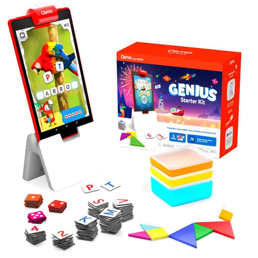 Osmo Genius Starter Kit for Kids Ages 6–10 | 5 Educational Learning Games | Fire Tablet Compatible | Educational STEM Learning System | Base Included
