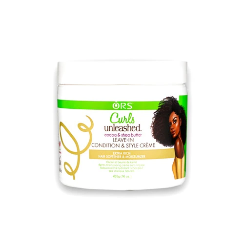 ORS Curls Unleashed Leave In Conditioner cocoa shea butter leave in condition and style creme 20oz