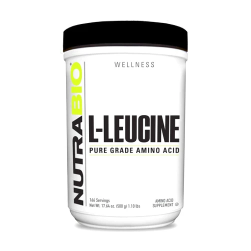 NutraBio Leucine Amino Acid Supplement, Muscle Growth and Recovery, Pre and Post-Workout Supplement, Enhances Strength and Performance, Vegan, Non-GMO, Gluten Free - (500 Grams)