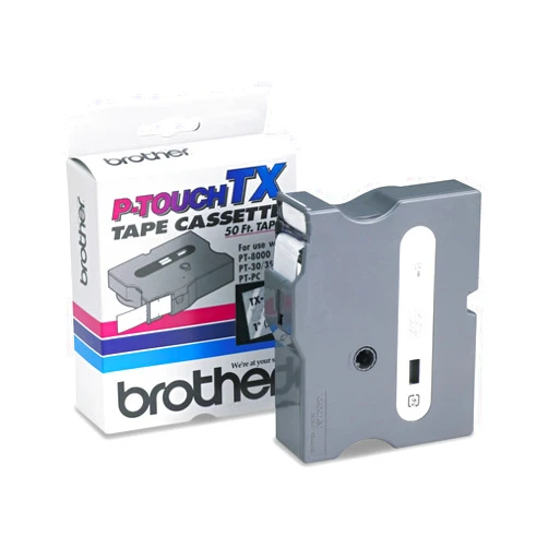 Brother P-Touch TX-1551 Laminated Tape - 0.95 x 50 - 1 Tape - Laminated Tape
