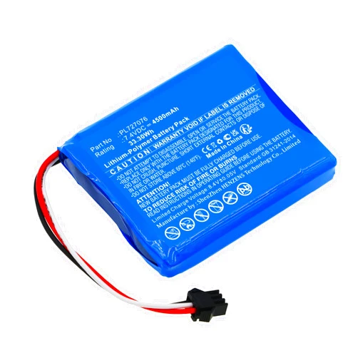Synergy Digital Equipment Battery, Compatible with Hantek DSO-1202S Equipment, (Li-Pol, 7.4V, 4500mAh) Ultra High Capacity, Replacement for Hantek PL727076 Battery