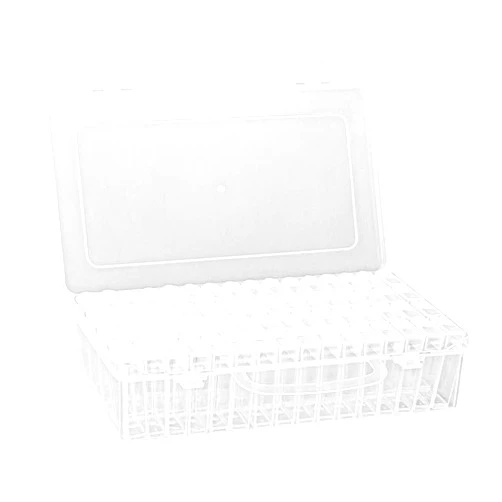 Generic 1 Pack 64 Grids Diamond Painting Tool Box Container Craft Storage with Adjustable Dividers for Beads, Art DIY, Crafts, Jewelry, Plastic Organizer with Label Stickers