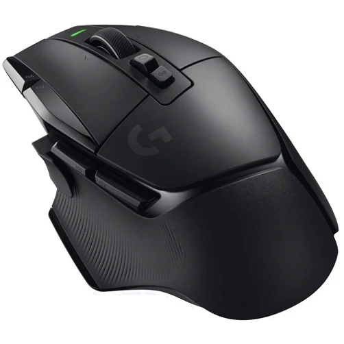 Logitech G502 X Lightspeed Wireless Gaming Mouse - LIGHTFORCE Hybrid Optical-Mechanical switches, Hero 25K Gaming Sensor, Compatible with PC - macOS/Windows - Black (Renewed)
