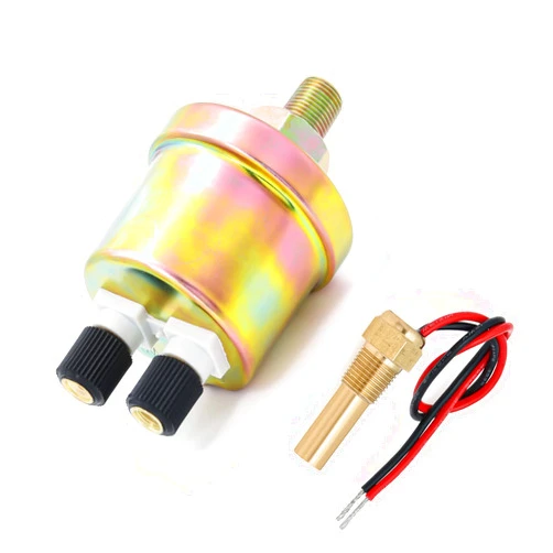 ARTILAURA 1/8NPT 0-150PSI Oil Pressure Sensor and 1/8NPT Water Temperature Sensor Sending Unit