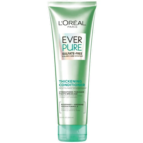 L’Oreal Paris L'Oreal Paris Thickening Sulfate Free Conditioner, Thickens + Strengthens Thin, Fragile Hair, Hair Care with Rosemary Leaf, EverPure, 8.5 Fl Oz (Packaging May Vary)