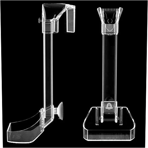 Caylingdee 300MM Aquarium Feeding Tube Fish Feeder Tube Clear Acrylic Shrimp Feeding Tube with Hooks and Suction Cups for Aquarium Fish Tank Feeder