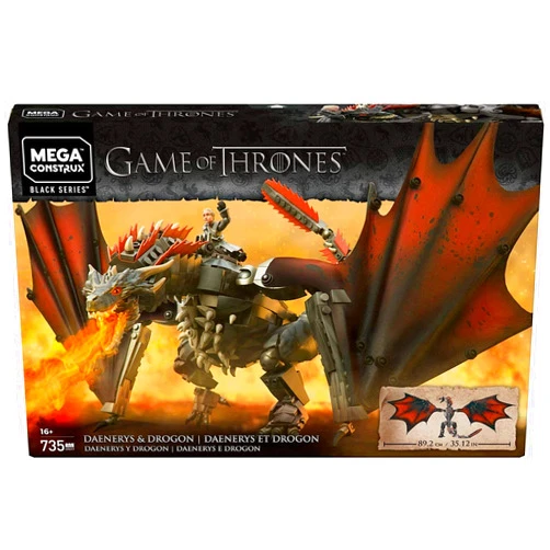 Mega Brands Mega Construx Game of Thrones Daenerys & Drogon