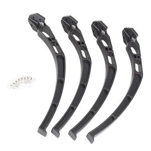 Mallofusa Universal Landing Gear Skid for DJI F450 F550 Sk480 Multirotor Quadcopter Black