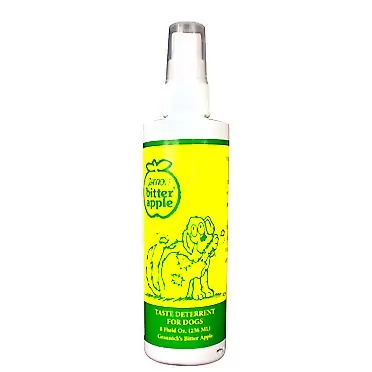 Grannicks Bitter Apple Taste Deterrent for Dogs, 8 fl. oz (236ml) 8 Fl Oz (Pack of 1)