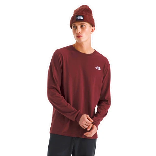 THE NORTH FACE Men's Evolution Simple Dome Long-sleeve Tee | Cotton Shirt With the Classic Logo