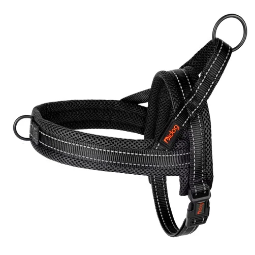 Didog Soft Mesh Padded Dog Vest Harness,Escape Proof/Quick Fit Reflective Dog Strap Harness, Easy for Training Walking (XS:Chest 15-18