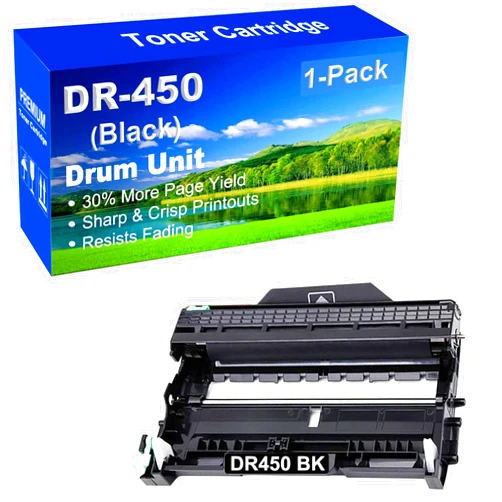 SINIYA 1-Pack Compatible DR450 DR-450 Drum Kit use for DCP-7060D, DCP-7065DN, HL-2130, HL-2132, HL-2220, HL-2230 Printer (Black)