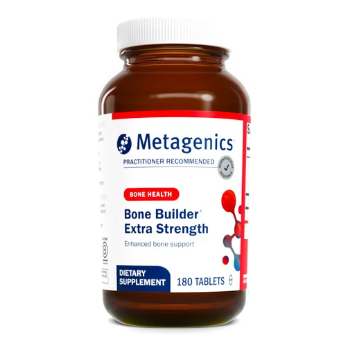 Metagenics Bone Builder Extra Strength - Calcium Supplement Supports Bone Health* - High Calcium Content for Bone Health* - with Phosphorus - Gluten-Free & Non-GMO- 180 Tablets - 60 Servings