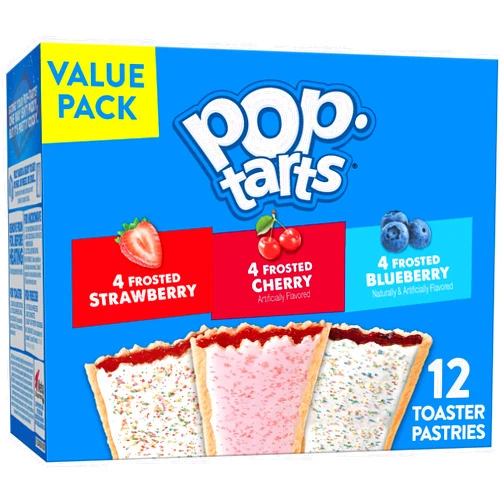 Pop-Tarts Toaster Pastries, Breakfast Foods, Kids Snacks, Variety Pack, 20.3oz Box (12 Count)
