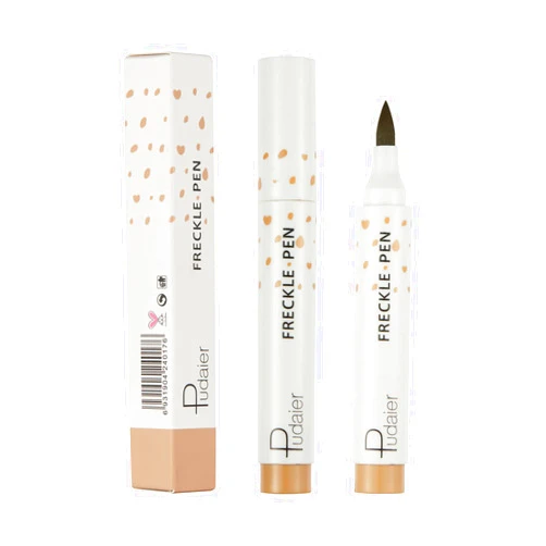Marine Forest Freckle Pen 2 Pcs Light Brown Natural Like Face Freckle Makeup Pen 0.17 Fl Oz