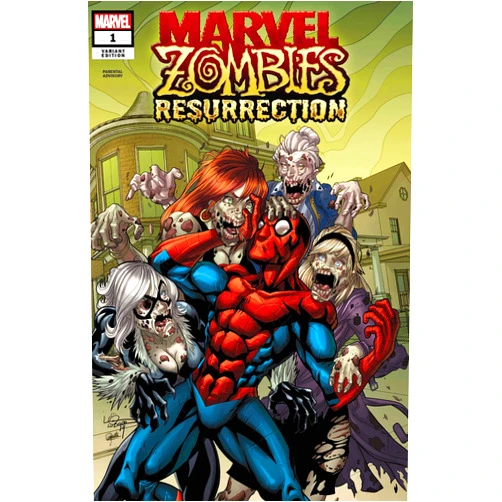 By unknown author (Author) Marvel Zombies Resurrection #1 (of 4) 2020 Series Logan Lubera Variant Cover