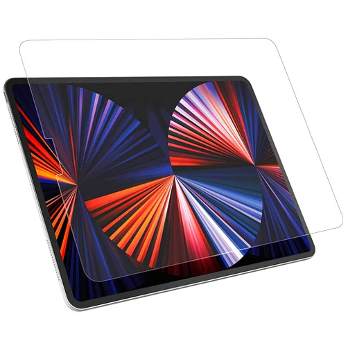 Tasnme Screen Protector for iPad Pro 12.9 5th Gen 2021 4th/3rd Gen 2020/2018 Tempered Glass Screen Film (Bubble-Free) (Anti-Scratch) Easy Installation iPad Pro 12.9 Screen Protector