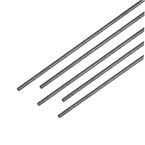 uxcell Carbon Fiber Bar Support Poles for RC Airplane DIY Craft 1mm Matte Pole US, 400mm 15.7 Inches, 5pcs