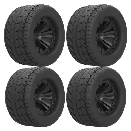 HEITIGN Slash Wheels Duratrax Rc Tires 24×24×7 4pcs 115mm Wheel Tires Rc Car Accessories Fit for Zd Racing 1 10 Rc Car Model