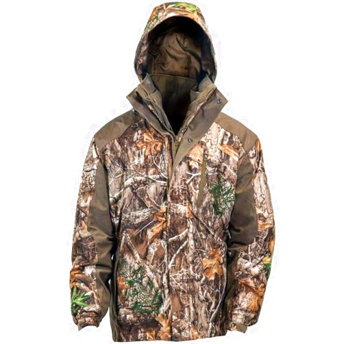 HOT SHOT Men’s 3-in-1 Insulated Camo Hunting Parka, Waterproof Jacket, Versatile Camouflage Hunting Clothes for Men