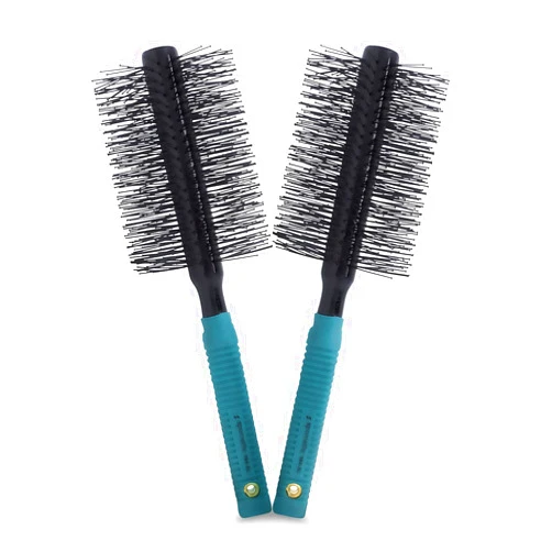 Spornette Double Stranded XL Nylon Round Brush 2.5 Inch (#964-XL) Straightening, Smoothing, Relaxing, De-Frizzing, Detangling, Styling & Volumizing Smooth, Wavy, Curly, Medium and Long Hair Types