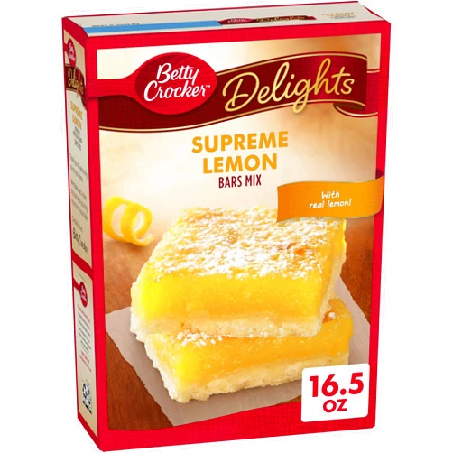By Betty Crocker Betty Crocker Delights Supreme Lemon Bars Mix, 16.5 oz.