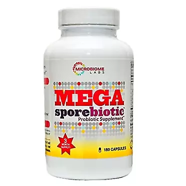 Microbiome Labs MegaSporeBiotic (180 Capsules) 180 Count (Pack of 1)