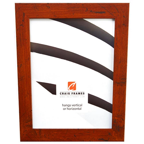 Craig Frames FM26DKW 14 by 16-Inch Picture Frame, Smooth Wrap Finish, 1.26-Inch Wide, Dark Brown