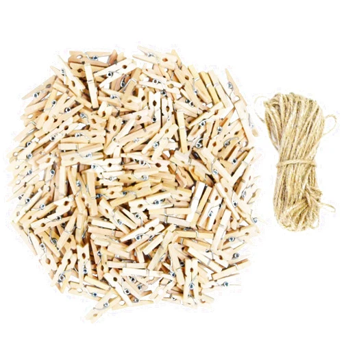yeencheer Mini Clothes Pins for Photo, Small Clothespins 201 pcs 1
