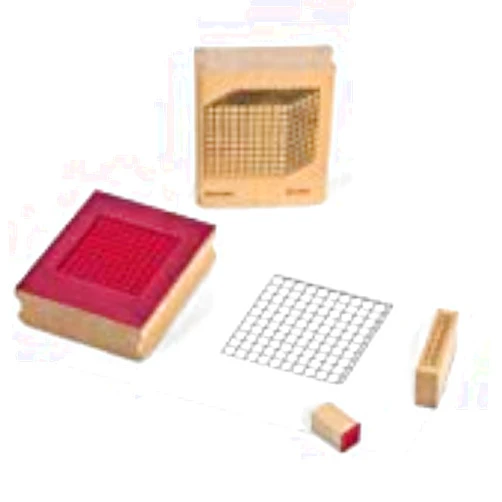 EAI Education Wooden Base Ten Stamps: Set of 4