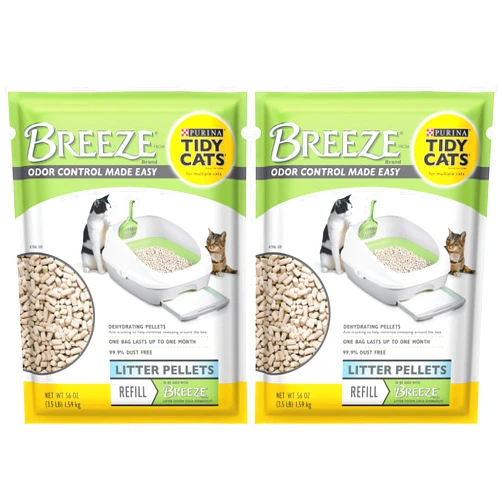 Purina Litter Tidy Cat Breeze Pellets, 3.5 lb, 2 Packs