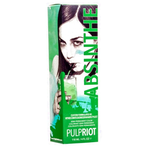 P.R. Pulp Riot Semi-Permanent Hair Color 4oz- Absinthe