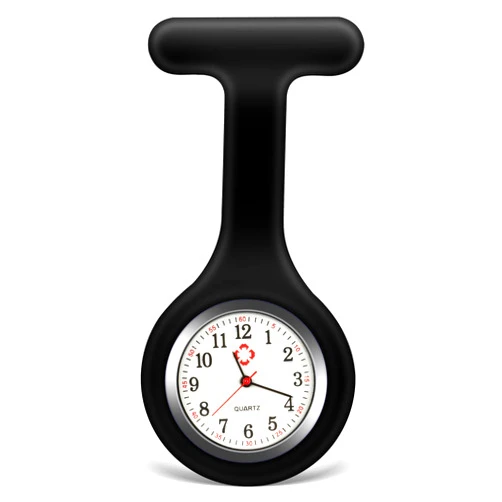SibyTech Nurse Watch Brooch, Glow in Dark Design, Health Care Nurse Doctor Paramedic Medical Brooch Fob Watch