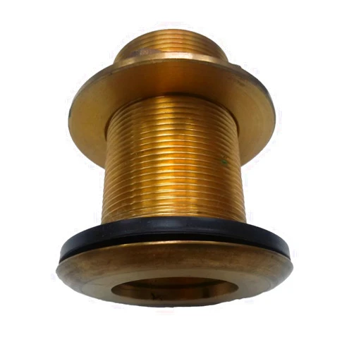 Airmar 33-588-01 51mm OD Bronze Thru-hull Tube with Integrated-Value (Low Profile)