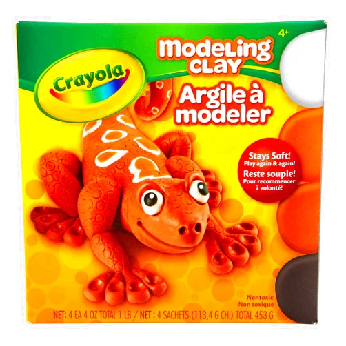 Crayola Modeling Clay, Non Drying, Assorted Colors, 1lb