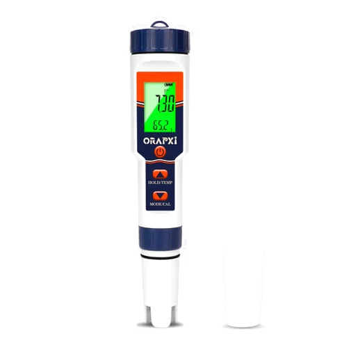 ORAPXI Pool Salt Tester pH Meter ORAPXI Salinity Meter and pH Tester PPM EC Meter with LCD Screen 5 in 1- SALT pH TDS EC Meter for Saltwater Pool, Hot Tubs, Spas, Aquarium, Hydroponics System, Home Brew