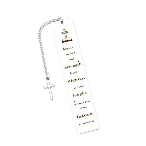 Bicfuiot Christian Gifts for Women,Christmas Stocking Stuffers, Christian Bible Bookmark,Religious Gifts,Inspirational Faith Baptism Gifts,Bible Verse Bookmark for Book Lover Confirmation Gifts for Teenage