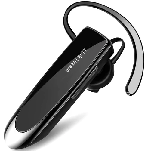 Link Dream Bluetooth Earpiece for Cell Phones Wireless V5.0 Hands Free Headset Noise Canceling Mic 24Hrs Talking 1440Hrs Standby Compatible with Mobile Phone Tablet Laptop for Work from Home Driver