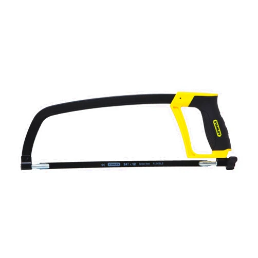 Stanley, STHT20139L, Hacksaw, 17-3/4 in L, 24 TPI, Rubber Grip