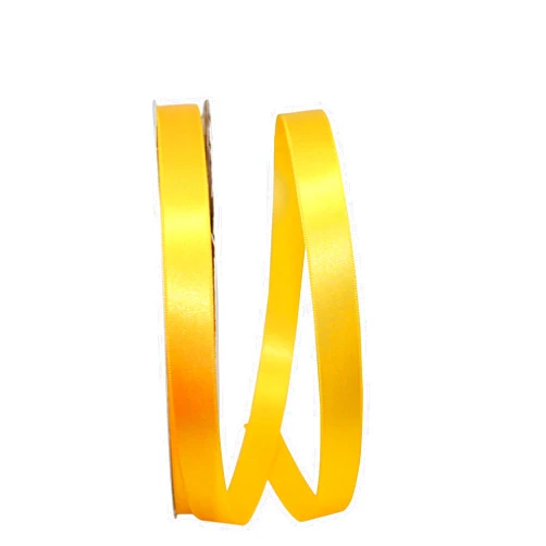 Reliant Ribbon 5000-079-03C Double Face Satin Allure Dfs Ribbon, 5/8 Inch X 100 Yards, Yellow